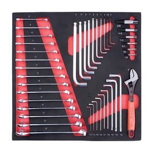 Yato 7 Drawers Roller Cabinet with Tools (211 Pcs), YT-55290