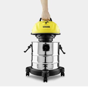 Karcher 18 Litre / 1300W WD1S Classic Kap Wet & Dry Multi-Purpose Vacuum Cleaner, 1.098-323.0