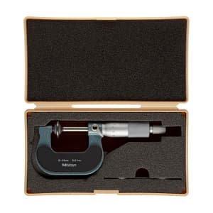 Mitutoyo 0 - 25 mm Disk Micrometer with Carbide Tips, 123-113