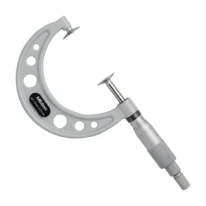 Mitutoyo 50 - 75 mm Non-Rotating Spindle Disk Micrometer, 169-205-10
