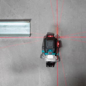 Makita 12V max CXT Li-Ion Rechargeable Red Multi Line Laser, SK700D