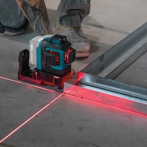Makita 12V max CXT Li-Ion Rechargeable Red Multi Line Laser, SK700D