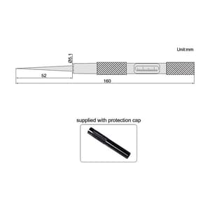 Insize 0.1 - 5.0 mm Bore Gage, 4855-5