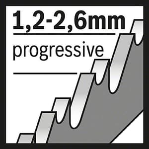 Bosch 100 mm Jigsaw Blades Progressor for Metal (T 123 X), 2 608 638 474