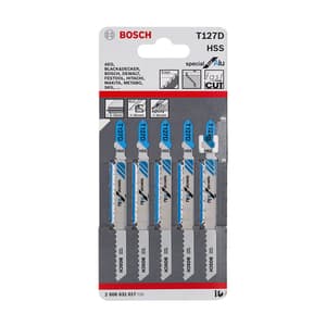 Bosch 100 mm Jigsaw Blades Special for Aluminium (T 127 D), 2 608 631 017
