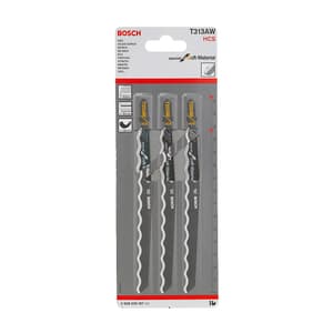 Bosch 152 mm Jigsaw Blades Special for Soft Material (T 313 AW), 2 608 635 187