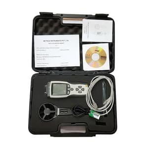 Metravi 30m/Sec Digital Thermo Anemometer With CFM, CMM & Built-In Manometer, AVM-09