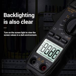 Metravi 3-5/6 Digit / 600A Digital TRMS AC/DC Clamp Meter, DT-115
