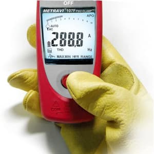Metravi 10000 Counts / 42 mm Digital Clamp On Power Meter, 107 F