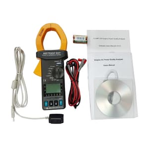 Metravi 4 Digit / 1500A Digital Clamp On Power Meter, 607