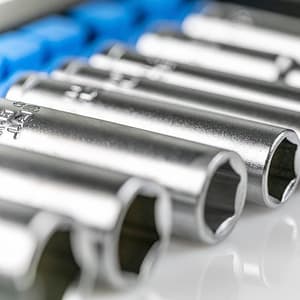 Hogert 8 Pcs 1/4 Inch Sq. Drive Deep Socket Set, HT1A886