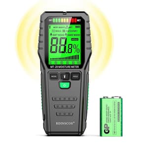 Rdinscos 0 - 70% Digital Wood Moisture Meter, MT-28