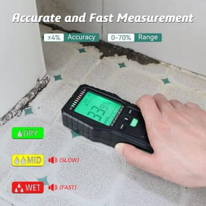 Rdinscos 0 - 70% Digital Wood Moisture Meter, MT-28