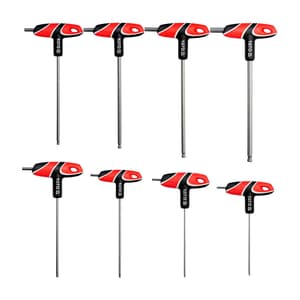 Yato 2.5 mm - 10 mm T-Handle Hex Key With Ball Set, YT-05597