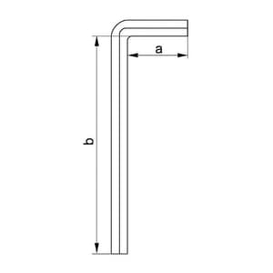 Yato 27 mm Long Hex Allen Keys, YT-57269