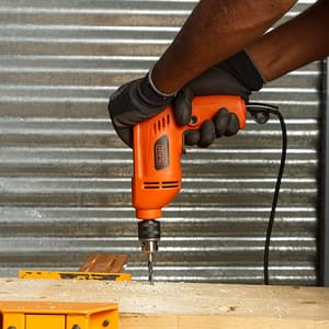 Black+Decker 10mm 450W Rotary Drill, BD10RD-IN