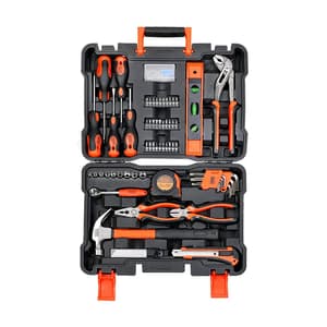 Black+Decker 154 Pcs Hand Tool Kit For Home DIY & Professional Use, BMT154C