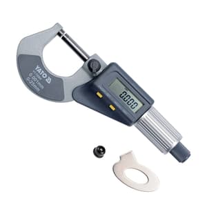 Yato 0 - 25 mm Electronic Outside Micrometer, YT-72305
