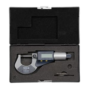Yato 0 - 25 mm Electronic Outside Micrometer, YT-72305