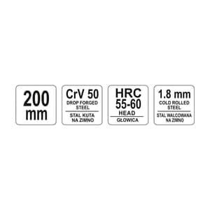Yato 8 inch / 200 mm End Cutting Pliers, YT-2064