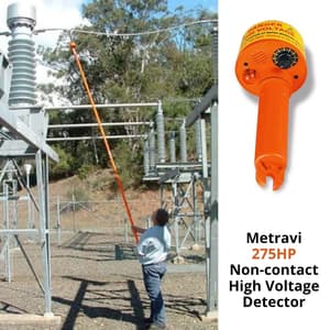Metravi 240V - 175KV AC Voltage Detection Range Non Contact - Type High Voltage Proximity Detector, 275HP