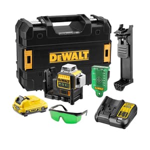 Dewalt Self Levelling x3 360° 1080° Cross Line Laser 12V (Green), DCLE34031D1-QW