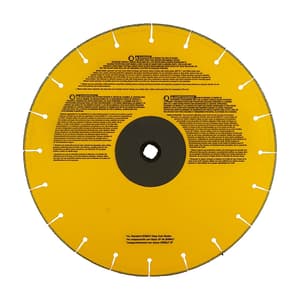 Dewalt 14-Inch (355mmx4.00mm) Diamond Edge Chopsaw Blade-100x Life v/s Standard Blades, DW8500-IN