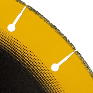 Dewalt 14-Inch (355mmx4.00mm) Diamond Edge Chopsaw Blade-100x Life v/s Standard Blades, DW8500-IN
