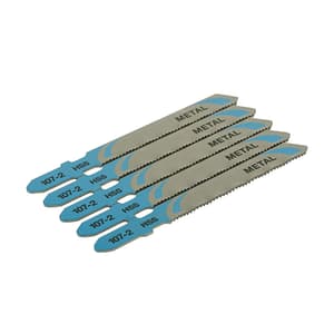 Dewalt 76 x 50 mm High Speed Steel Jigsaw Blades For Metal (T118A) (Pack of 5 Pcs), DT2160-QZ