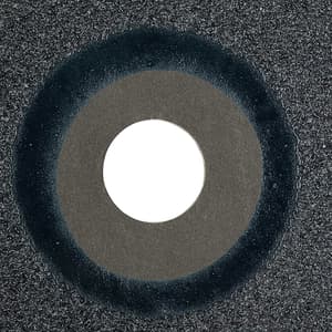 Dewalt 125 mm / 36 Grit Zirconia Fiber Sanding Disc For Metal (Pack of 10 Pcs), DZC22-IN
