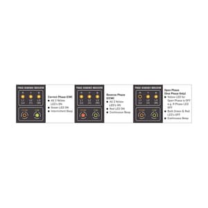 Meco 60 - 600V AC Phase Sequence Indicator, PSI2016