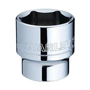 Stanley 10 mm, 3/8 Inch Sq. Drive 6 Point Standard Sockets, STMT72918-8B
