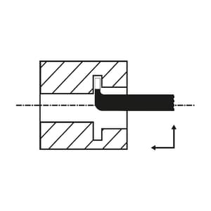 Zenstar 100 mm Length / 156 Cranked Internal Recessing Tool (Right Hand), 156-1010
