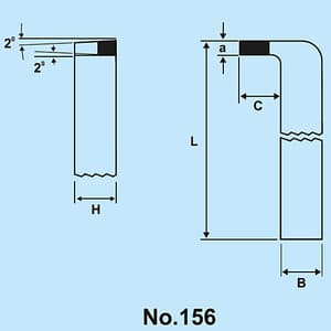 Zenstar 100 mm Length / 156 Cranked Internal Recessing Tool (Right Hand), 156-1010