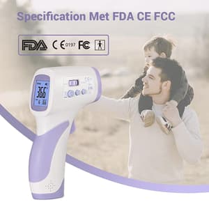 CEM 32ºC to 42.5ºC Clinical Forehead Non-Contact Infrared Thermometer (Body / Surface Mode), DT-8806H