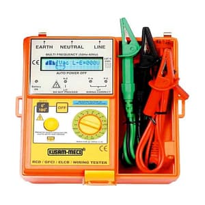 Kusam-Meco 220Vac / 500mA Digital ELCB Tester, KM 1812 EL-C