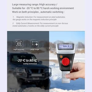 Metravi 2000um Coating Thickness Gauge With External Probe, CTG-02
