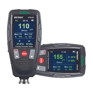Metravi 2000um Coating Thickness Gauge With USB Interface (Single Probe For Coating Measurements), CTG-03