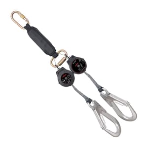 Karam 1.8 Mtr Retractable Twin Lanyard With Shock Absorber, MIC12(131N)