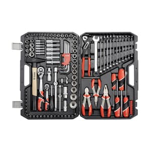 Yato 122 Pcs 1/4 & 1/2 Inch Sq. Drive Socket Set, YT-38901 