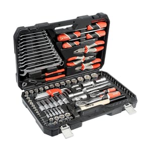 Yato 122 Pcs 1/4 & 1/2 Inch Sq. Drive Socket Set, YT-38901 