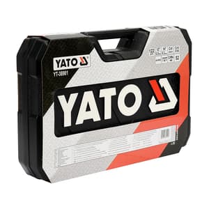 Yato 122 Pcs 1/4 & 1/2 Inch Sq. Drive Socket Set, YT-38901 