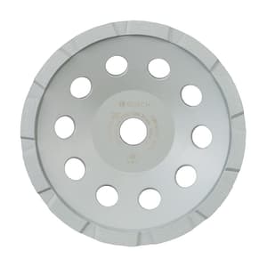 Bosch 180 x 5.00 mm 7 Inch Eco Diamond Cup Wheel Standard For Concrete, 2 608 601 575