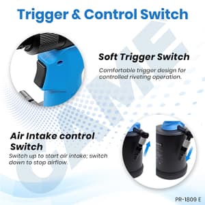 Game 3.2 - 4.8 mm Air Hydraulic Riveter, PR-1809E