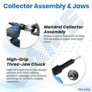 Game 4.8 - 6.4 mm Air Hydraulic Riveter, PR-2523