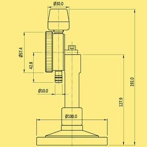 Baker 1 - 10 mm Ball Diameter Checking Gauge, BD01