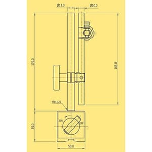 Baker Dial Magnetic Stand, MS