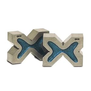 Ozar 150 x 150 x 75 mm Quadruple 'V’ Blocks (Pack of 2 Pcs), AVB-2934