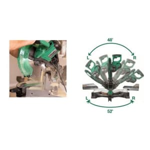 HiKoki 305mm / 12 inch Xact Cut LED Compound Mitre Saw, C12FDHB