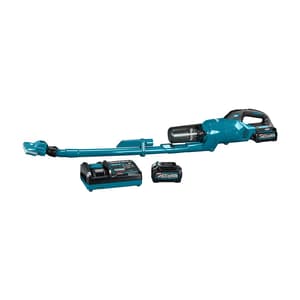 Makita 40Vmax XGT BL 250 ml Cordless Cyclone Attachment Vacuum Cleaner with Rapid Charger & 2 Pcs 2.5 Ah Batteries, CL003GD201